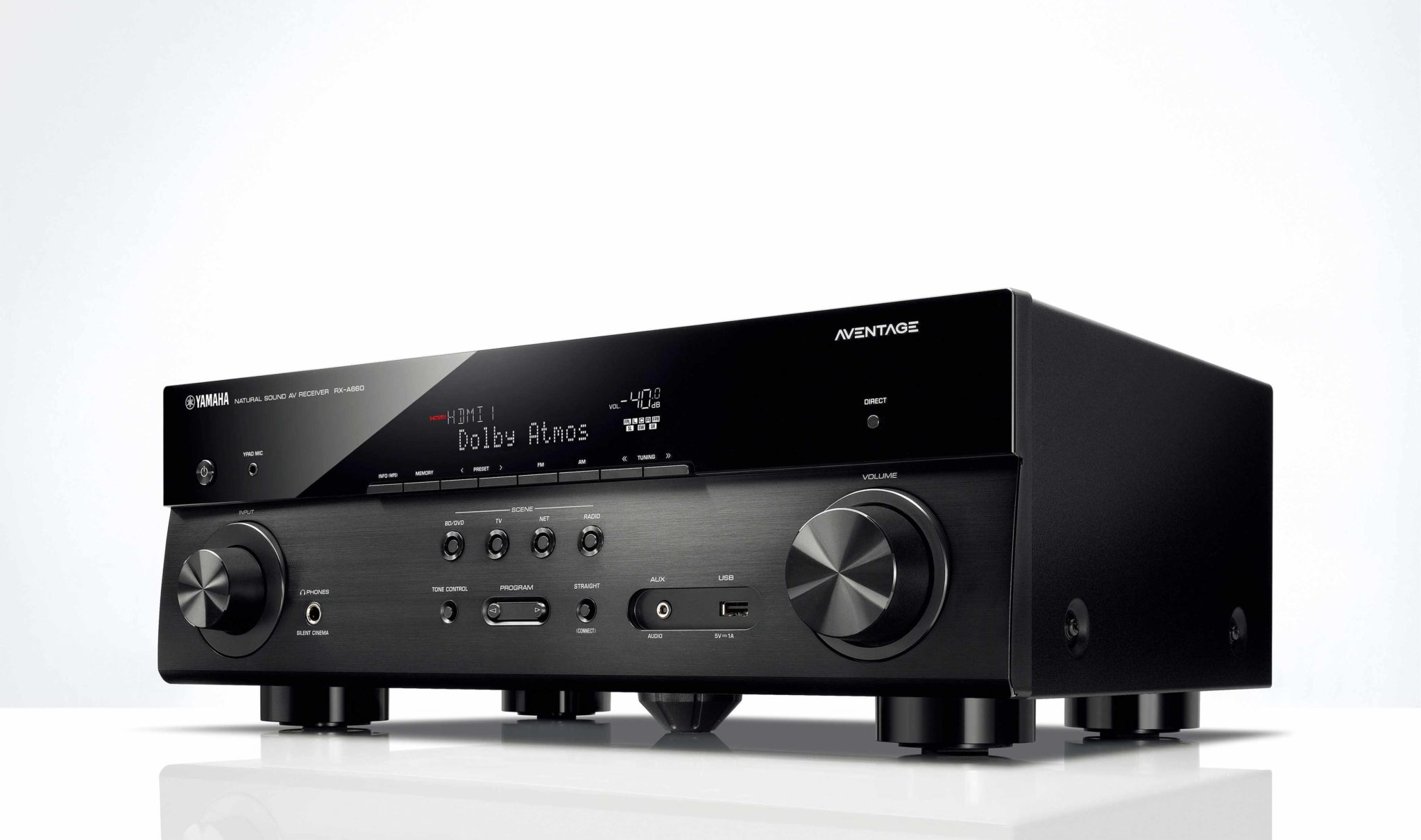 RX A660 Front 1 Yamaha Delivers Slick Streaming Capability With New 8Gen Receivers