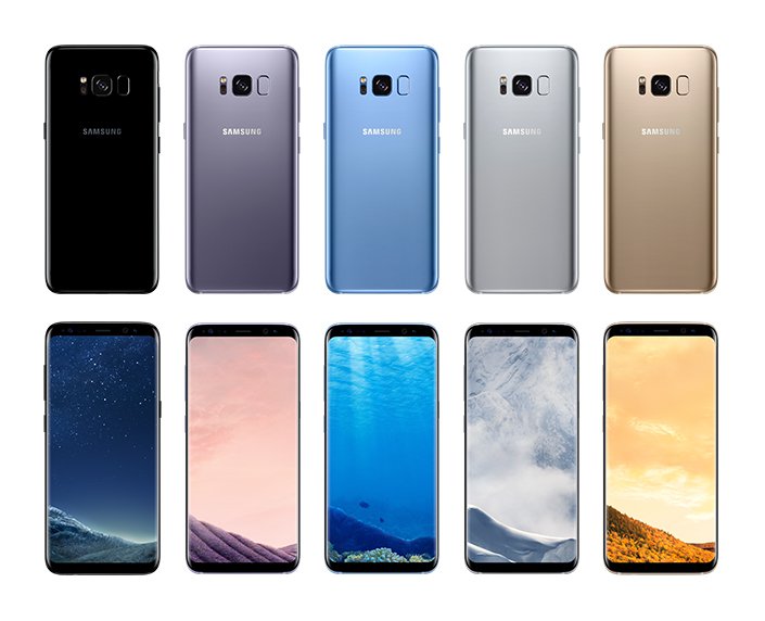 Samsung Galaxy S8 Lineup Samsung Unpack Galaxy S8 In Global Reveal
