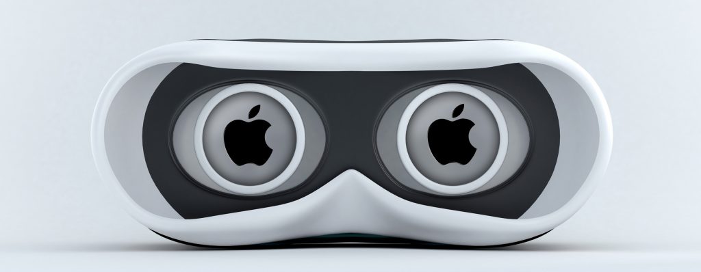 Virtual Reality Explained: Going Mobile virtual reality goggles apple logo 1024x398 Virtual Reality Explained: Going Mobile