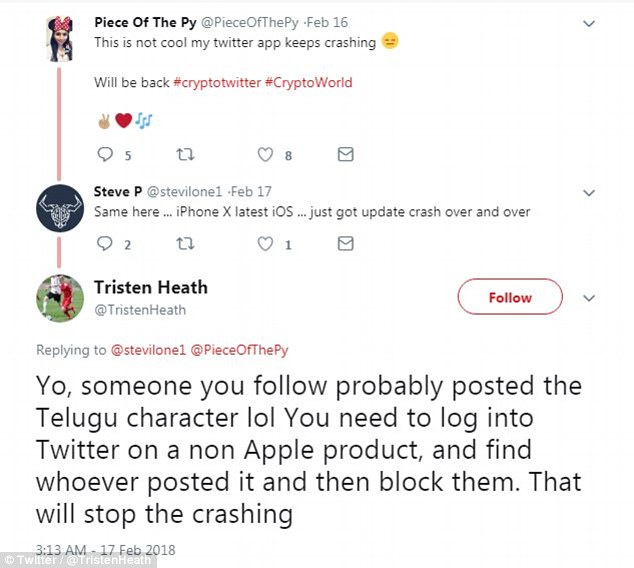 Telugu Crash Twitter Trolls Crashing iPhones With Telugu ‘Text Bomb’