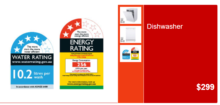 Aldi dishwasher 1 $299 ALDI Dishwasher Snares 4 & 1/2 Star Water Rating
