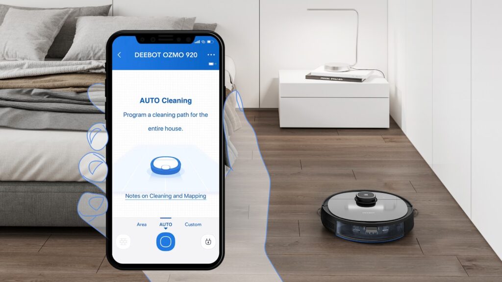 deebot 920 app 1024x576 Half Price Robovac On Aldi Shelves Tomorrow